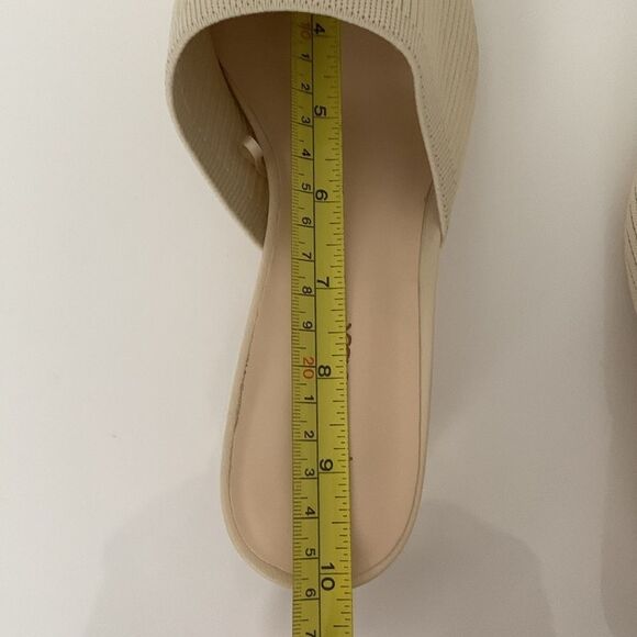 Splendid Cream Slip-On Mules with Textured Design Size 7,5 - Picture 8 of 9